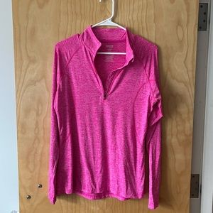 Hot Pink Quarter Zip for Exercising